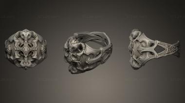 Jewelry rings Alpha Omega 3d model